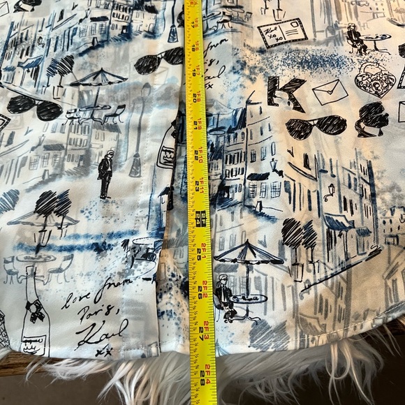 Karl Lagerfeld Paris corp core, business casual, coastal core long sleeve shirt - Picture 14 of 15